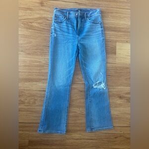 Express High Rise Cropped Flare 4R